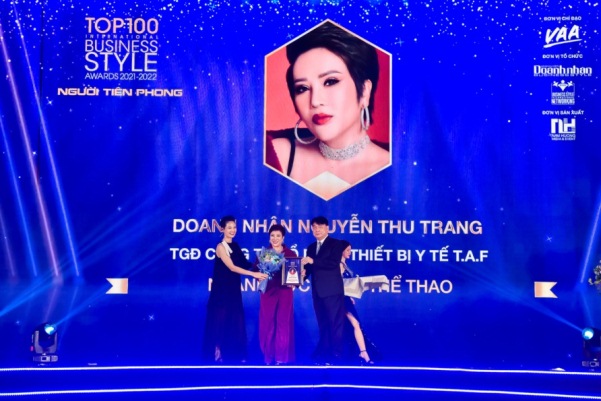 Doanh nhân Nguyễn Thu Trang được vinh danh Top 100 Phong Cách Doanh Nhân 2021-2022