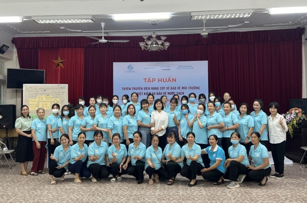 Suntory PepsiCo bảo vệ tài nguyên nước hướng đến phát triển bền vững